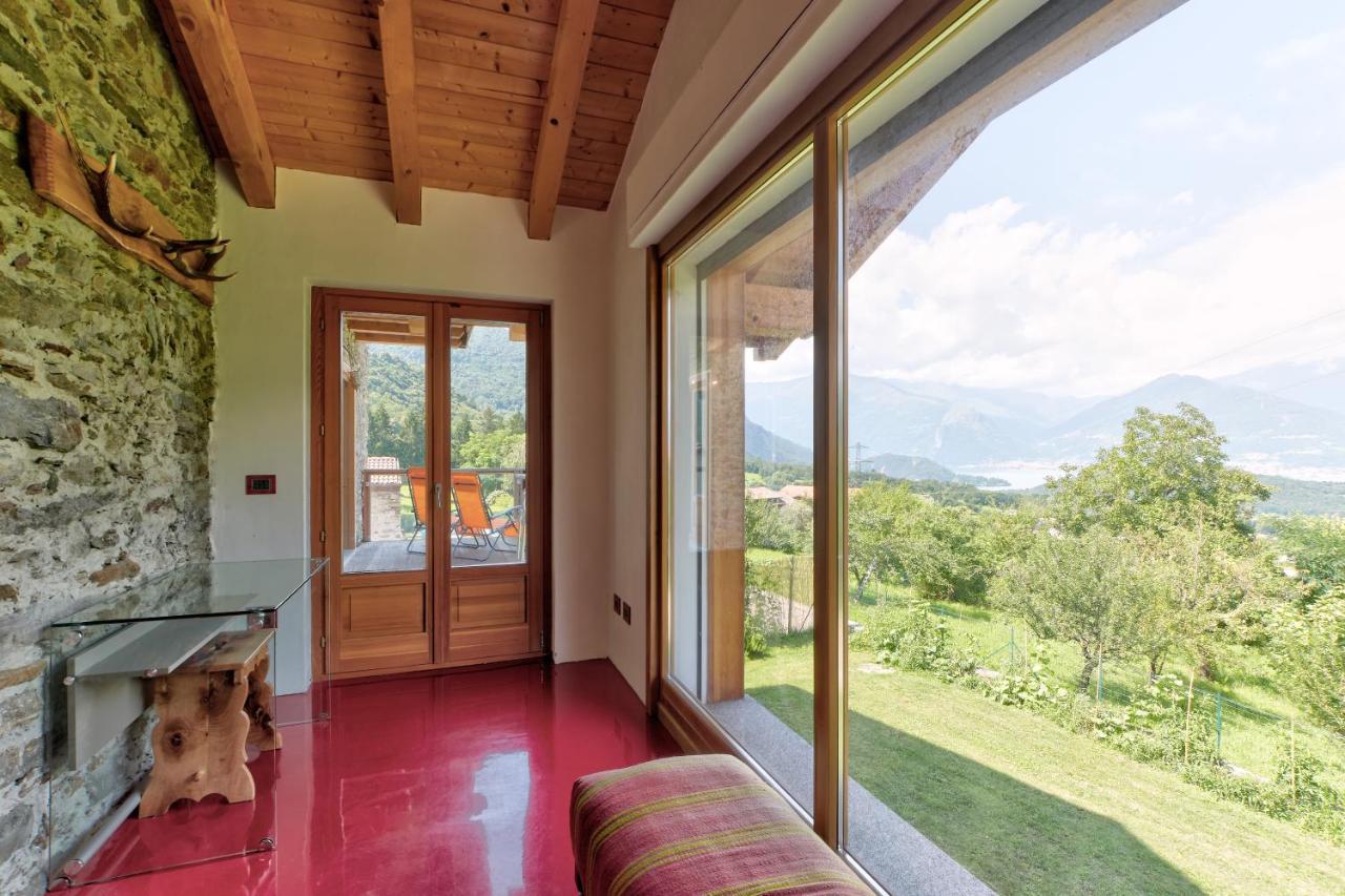 Chalet Con Piscina E Vista Panoramica Colico Dış mekan fotoğraf