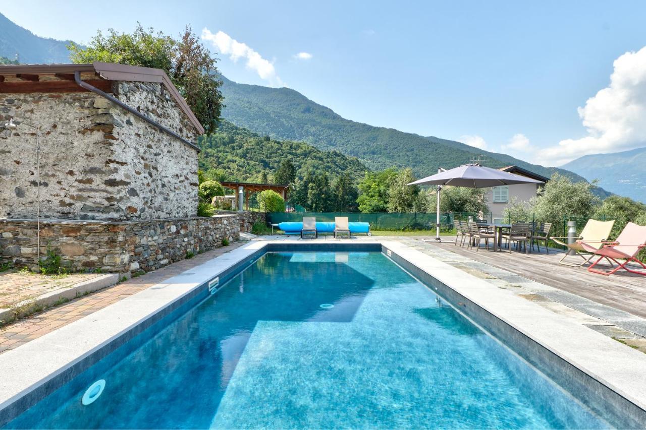 Chalet Con Piscina E Vista Panoramica Colico Dış mekan fotoğraf
